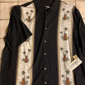 NWT MEN’S TROPICAL SHIRT WITH PALM TREES